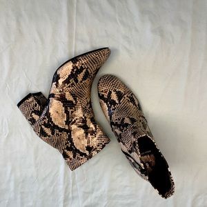Time and Tru Faux Snake Print Boots